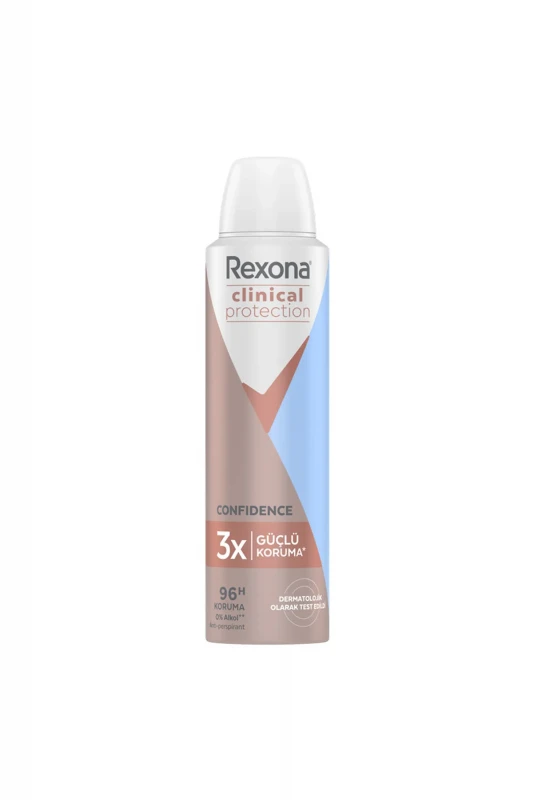 Rexona Clinical Protection Kadın Sprey Deodorant Confidence 96 Saat Koruma 150 ml 68781090